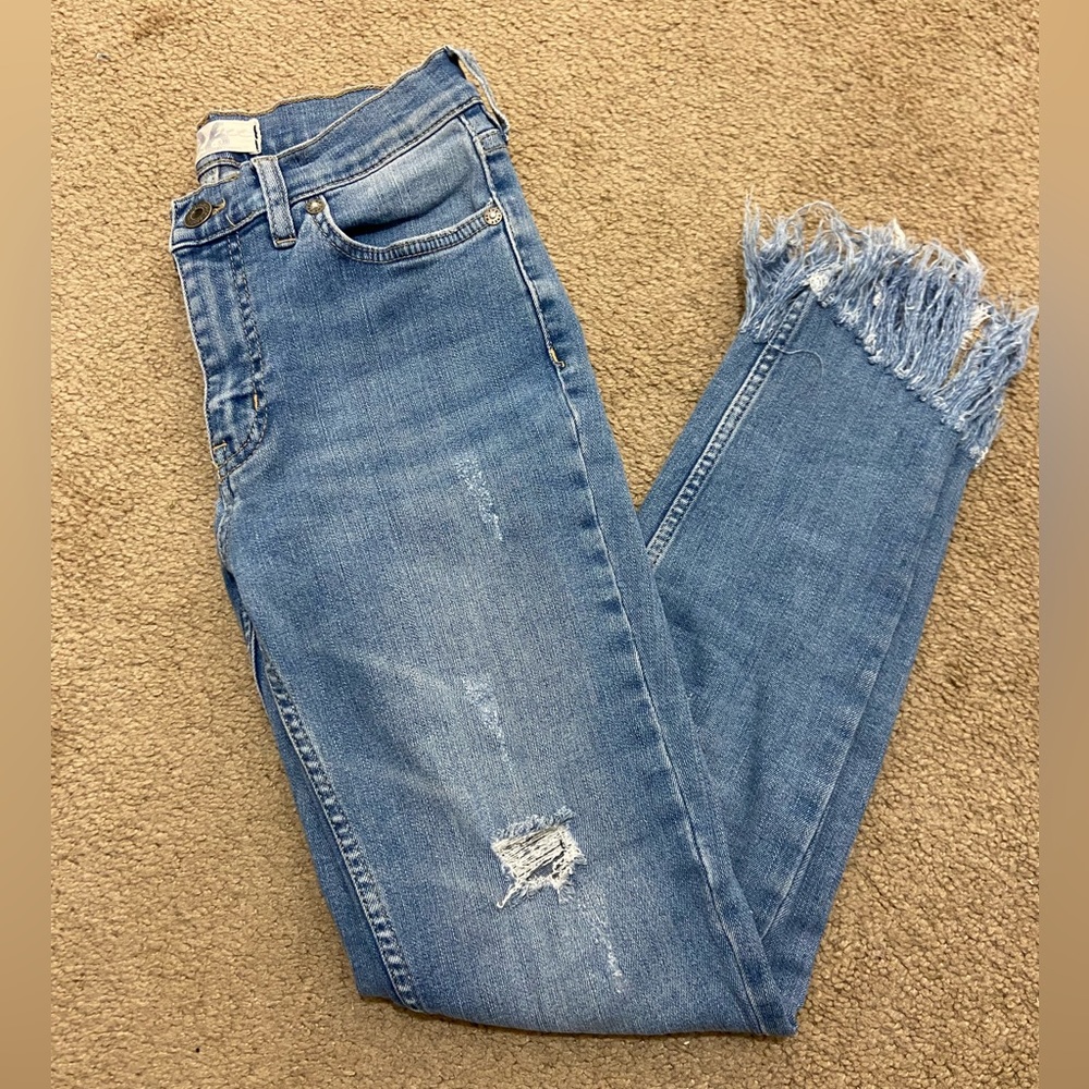 Free People ripped jeans
